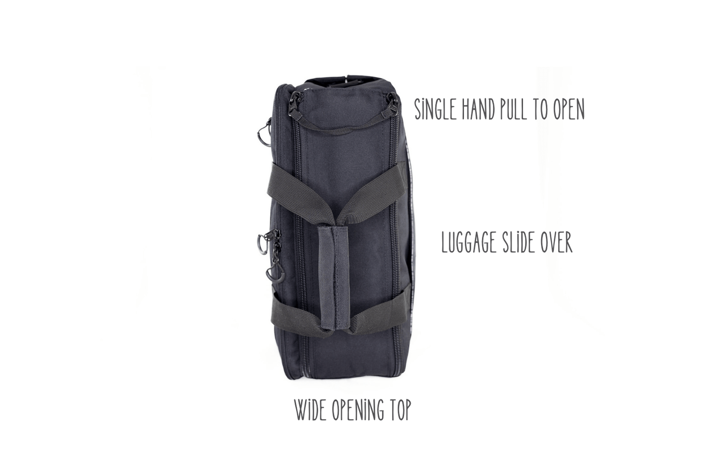 Flight Bag - Nav & Co Top View with bag closed