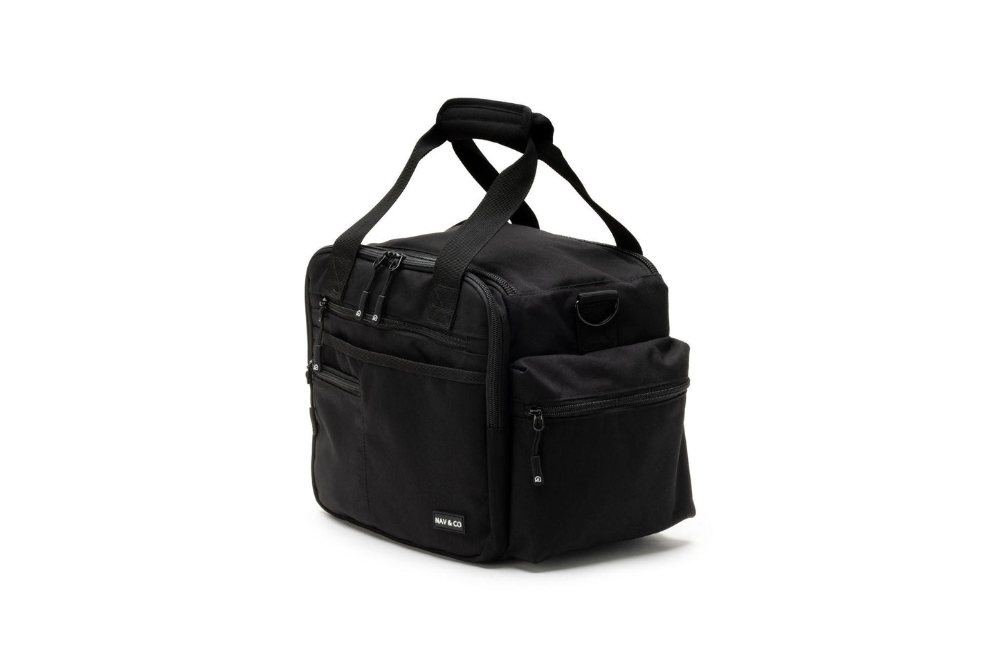 Flight Bag LITE detailed view of zippers and construction quality