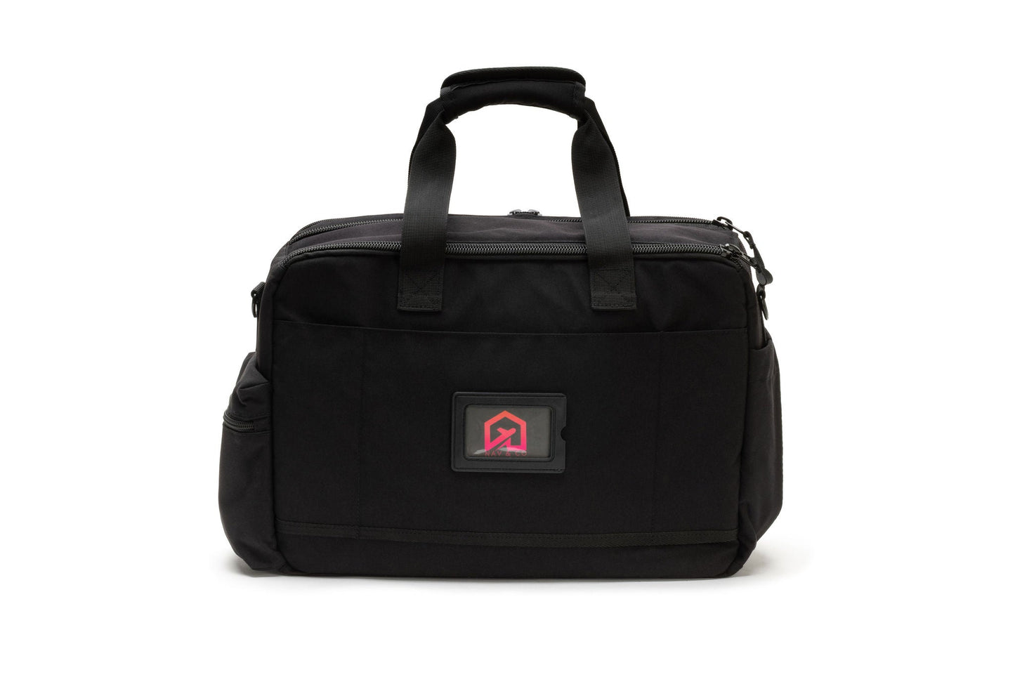 Flight bag interior showing multiple compartments and organisation