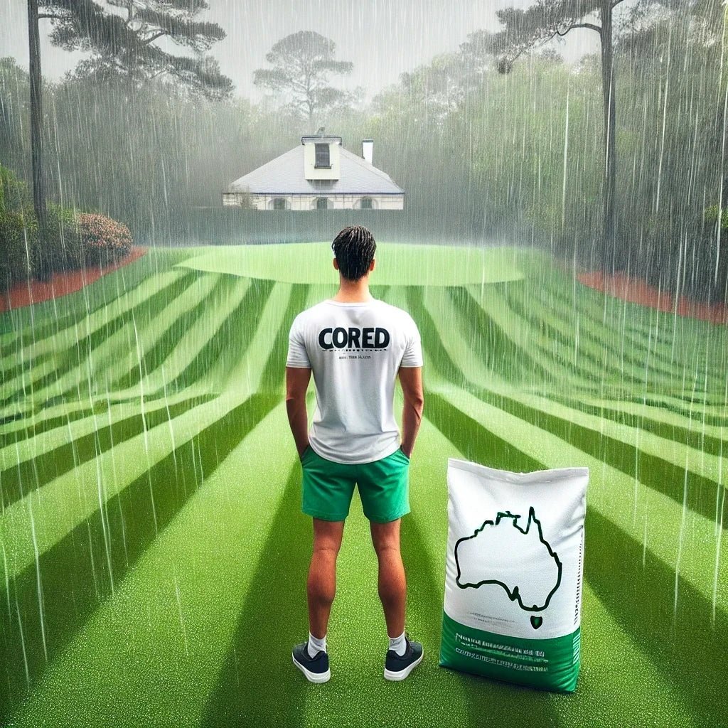 CORED. Lawns