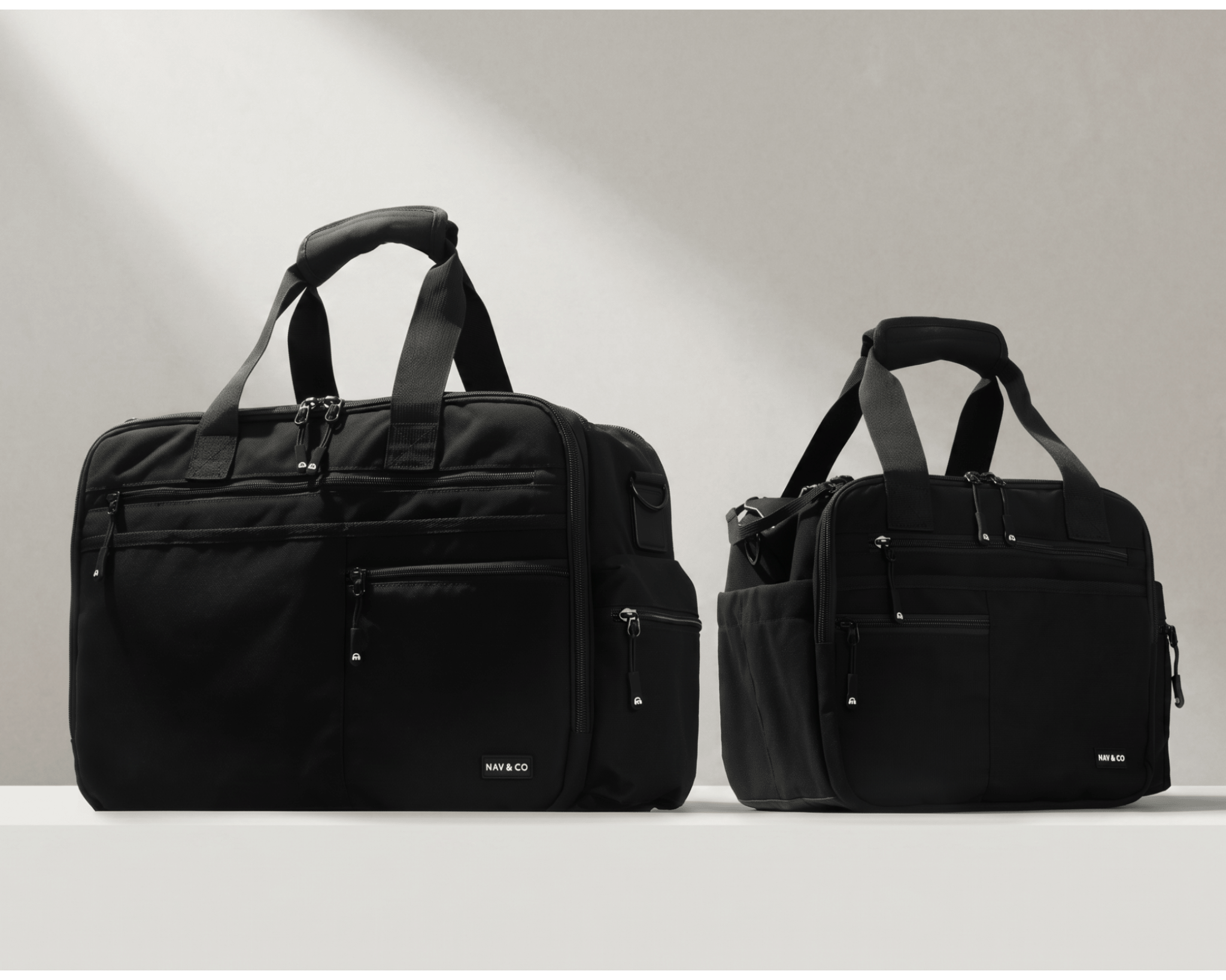 Nav & Co Flight Bags — premium pilot flight bags designed for airline crew
