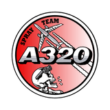 A320 Spray Team Sticker - Nav & Co