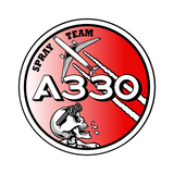 A330 Spray Team Sticker - Nav & Co