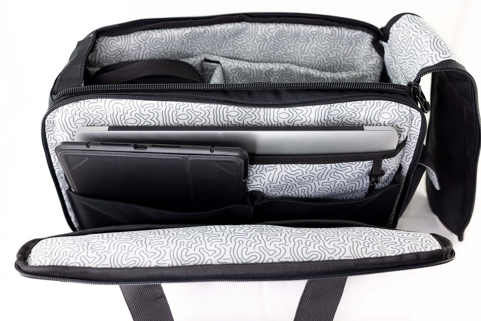 Nav & Co Flight Bag - with ipad and laptop storage. Bose A20 headset also stored neatly within. 