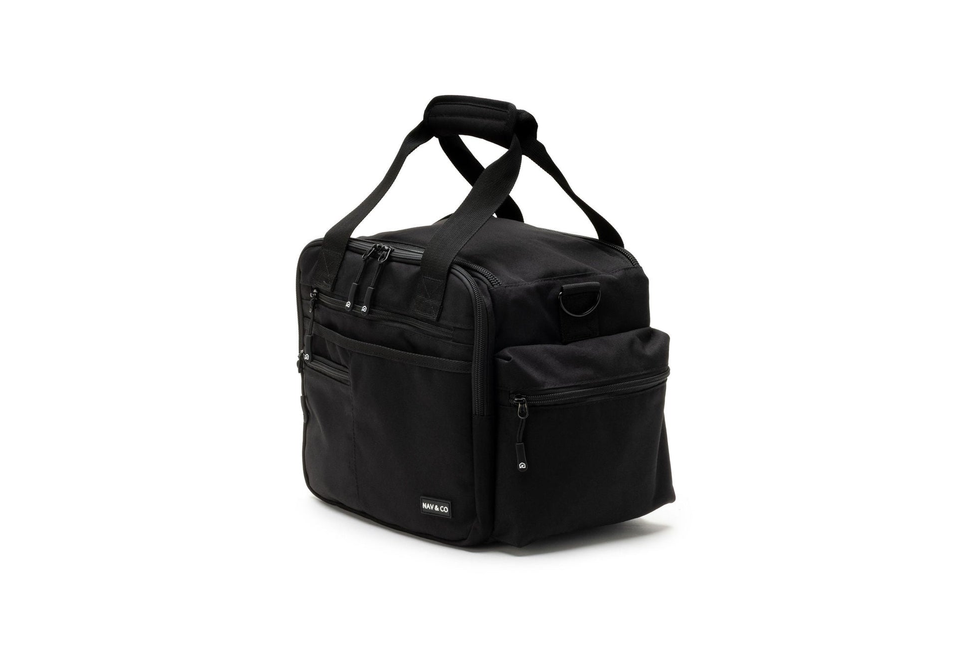 Flight Bag LITE detailed view of zippers and construction quality