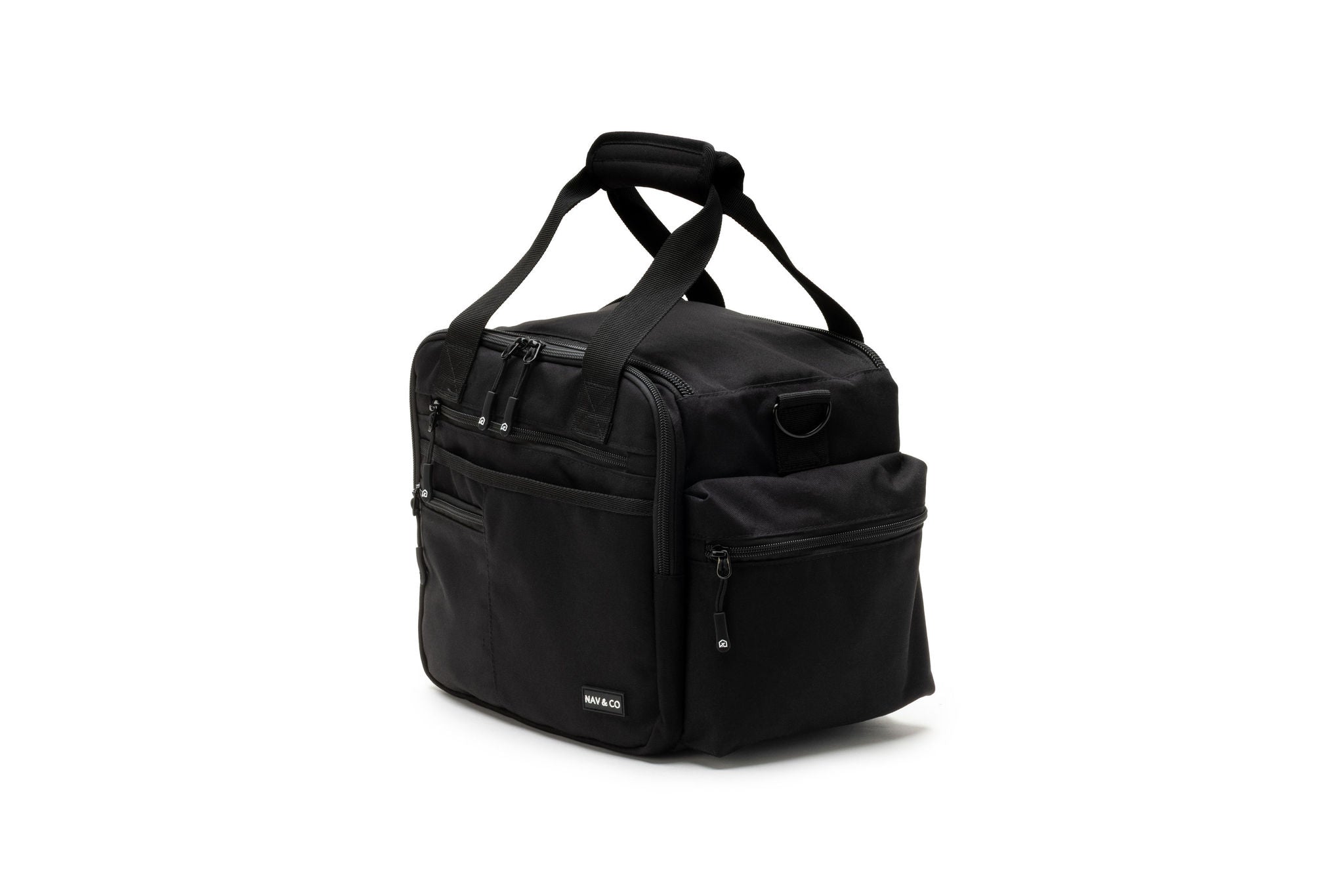 Flight Bag LITE detailed view of zippers and construction quality