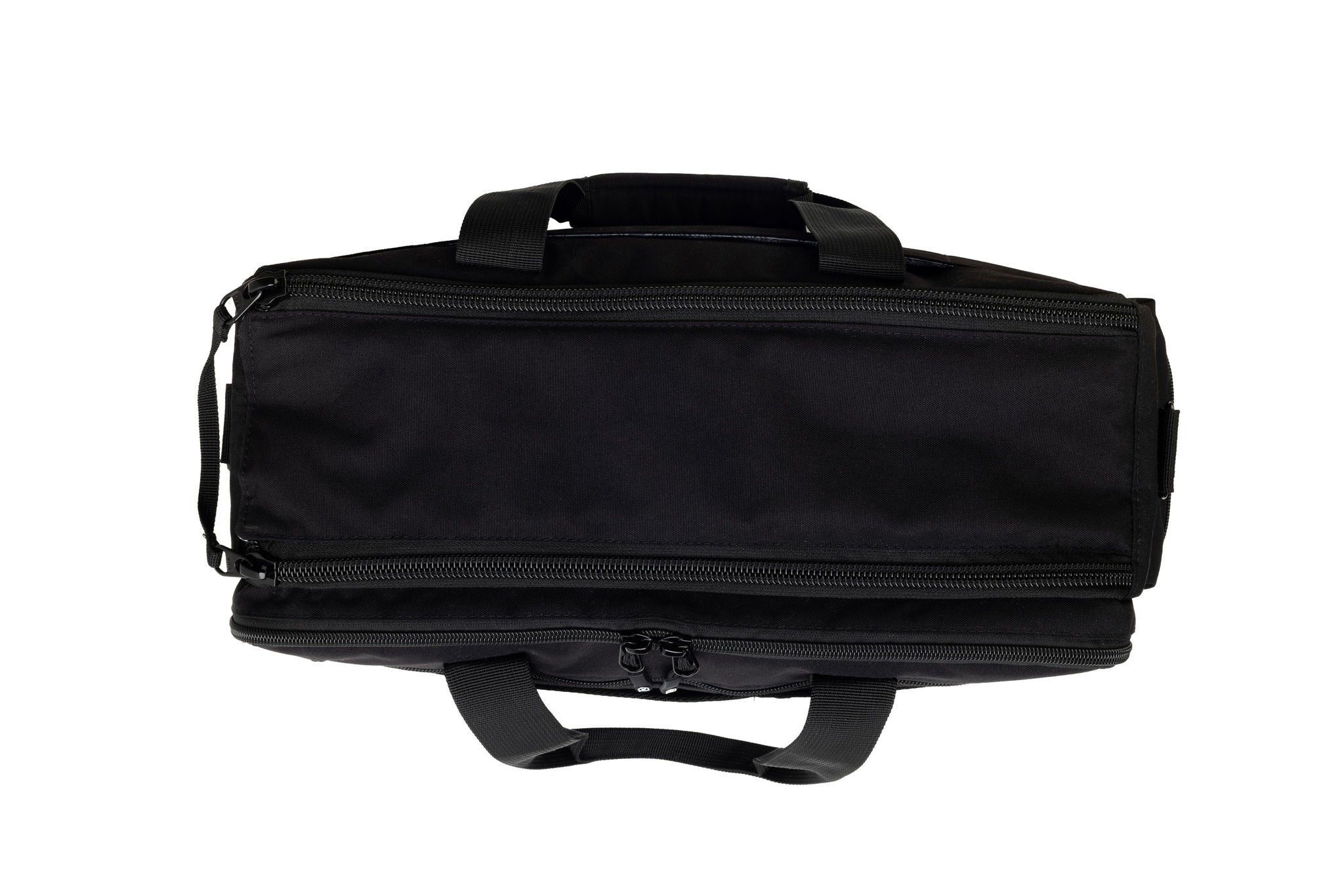 Professional pilot flight bag side view