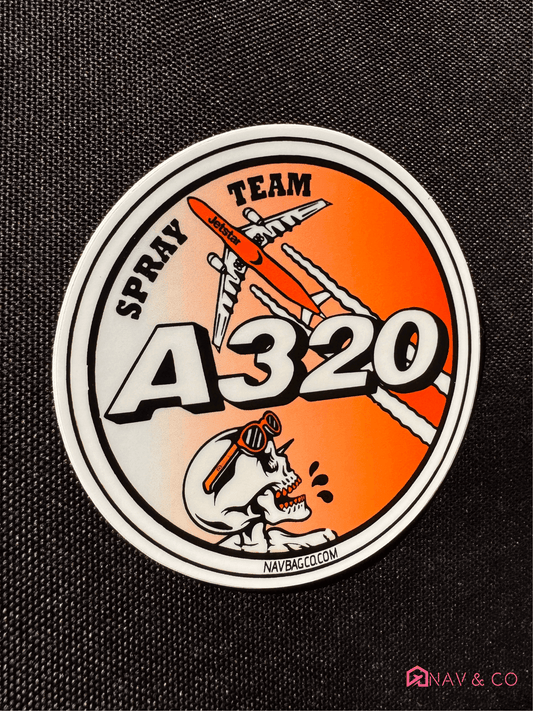 Jetstar A320 Spray Team Sticker - Nav & Co