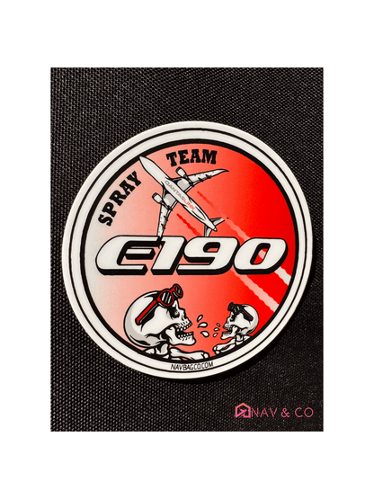 QantasLink E190 Spray Team Sticker - Nav & Co